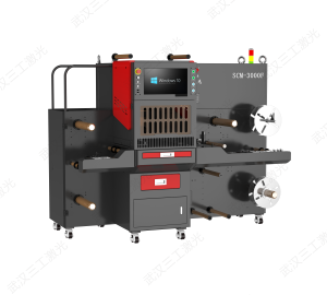 全自動卷料刻字膜激光模切機